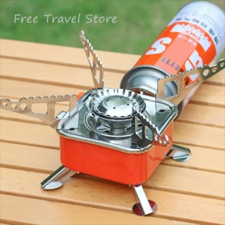 Safe and Foldable Camping Cart Stove for Camping and Outdoors with Free Gas Can
