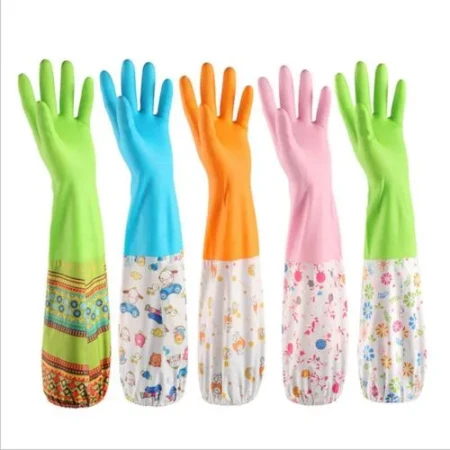 (4 জোড়া) Kitchen Long Hand Gloves Free Delivery