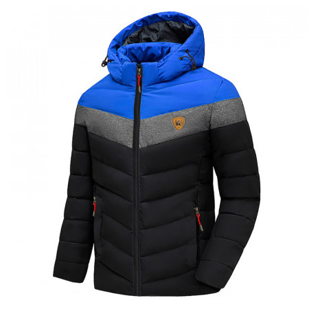 Casual Warm Thick Waterproof Jacket Black