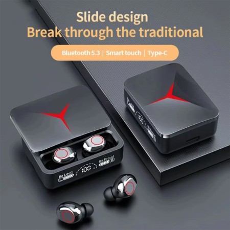 M90 TWS Wireless Bluetooth 5.2 Headphones Stereo