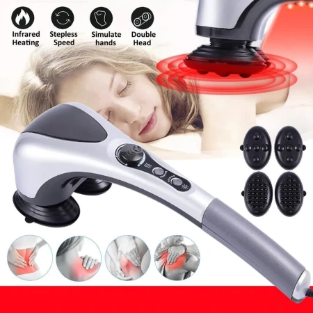 DOUBLE HEADS HEATING MASSAGER