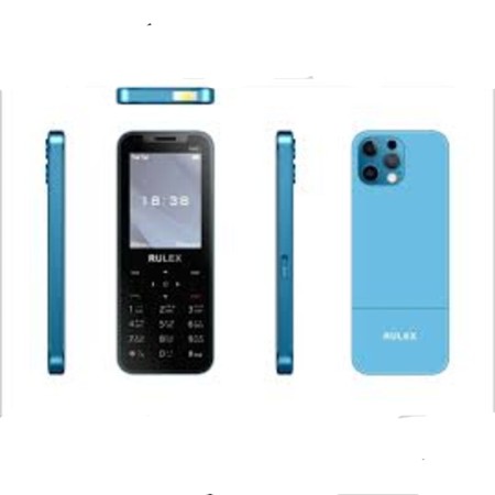 RULEX RM23 4 Sim Supported Phone Sky Blue Color