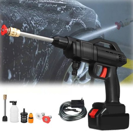 RECHARGEABLE CORDLESS HIGH PRESSURE CAR WASHER