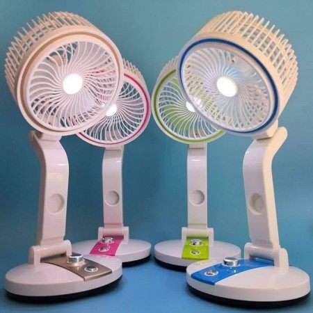 Folding Fan with LED Light