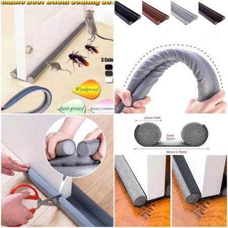 Flexible Door Bottom Sealing Strip Foam- 1PCS