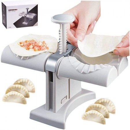 Household Double Head Automatic Dumpling Maker Mould Dumpling Wrapper Tools