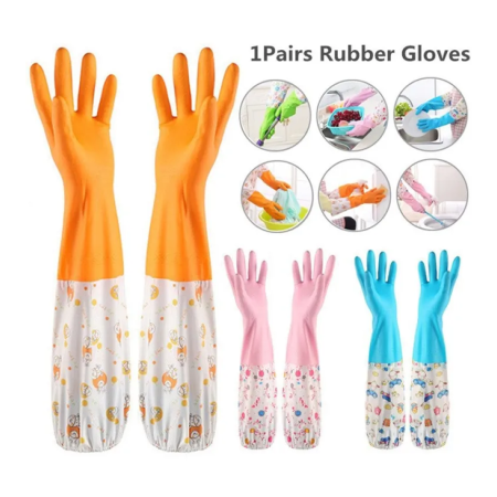 (1 জোড়া) Kitchen Long Hand Gloves