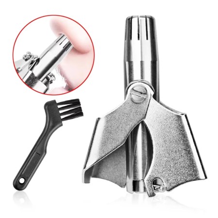 Stainless Steel Manual Nose Hair Trimmers