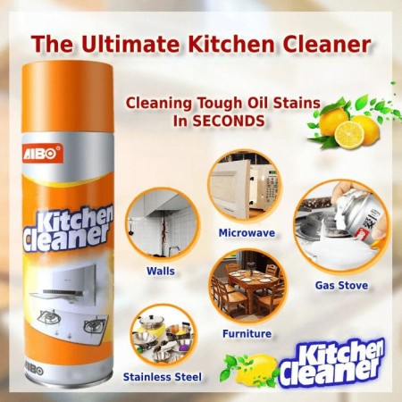 ⭐FREE DELIVERY 2 PCSHigh Quality Kitchen Foam Cleaner Spray 500ML Combo