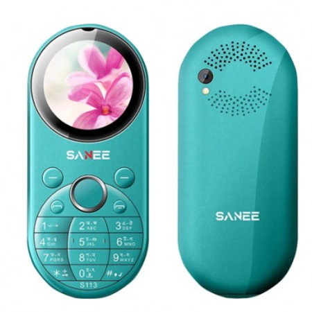 SANEE Mobile -Model: S113 Button Feature phone Sky  Blue  color