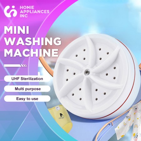 Portable Mini Washing Machine Ultrasonic Turbine