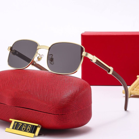 CT0363S Gold Black Geometric Sunglasses